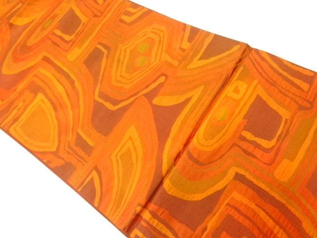 JAPANESE HIRAKI NAGOYA OBI / WOVEN ABSTRACT
